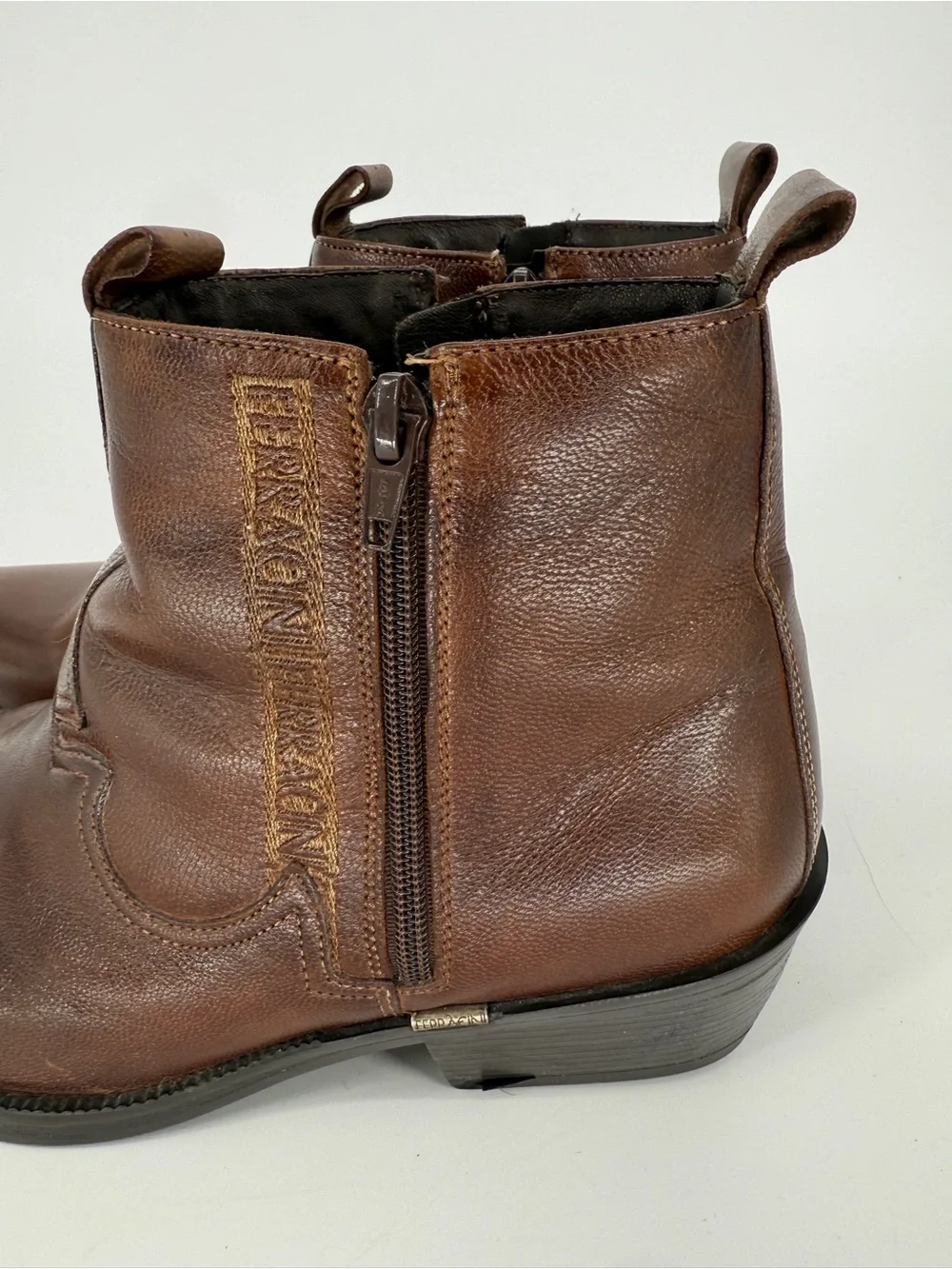 Ferracini Western Style Ankle Boots Size 11